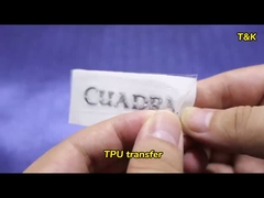 แพทช์ tpu 3d ที่สามารถล้างได้ tpu label heat transfer หลายแบบ tpu logo heat transfer