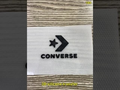 โรงงานคุณภาพสูงพิมพ์โลโก้ 3 มิติ ซิลิโคนถ่ายเทความร้อนป้ายพิมพ์ถ่ายเทความร้อนเหล็ก