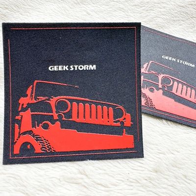 Polyester Woven Label - Custom Size, Full Color (Apparel Branding)