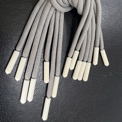 Custom Polyester Draw Cord with Metal Tips for Hoodies Bags Shoes