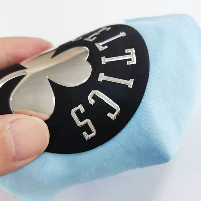 High Quality Custom Silicone Heat Transfer Labels with Own Brand Design and Sew-On Attachment