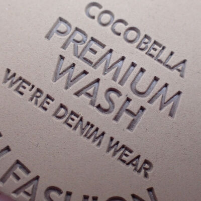 Factory Custom Leather Badges Debossed Design Sew on Leather Convex Concave Leather Patches Iron on Clothing Labels