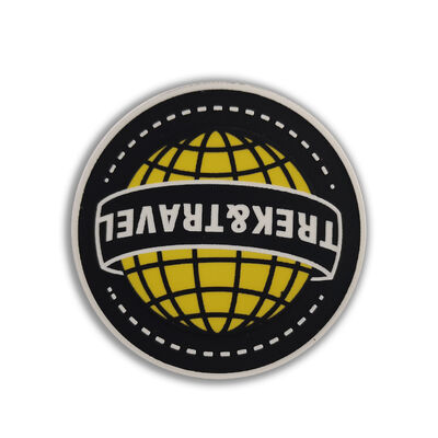 Garment Customized Silicone Thick Heat Transfer Printing LOGO Patch Board 3D Rubber Label Pvc Badge