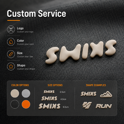 Customizable Silicone Heat Transfer Labels for Apparel Providing Long Lasting Branding Resistant to Multiple Washings