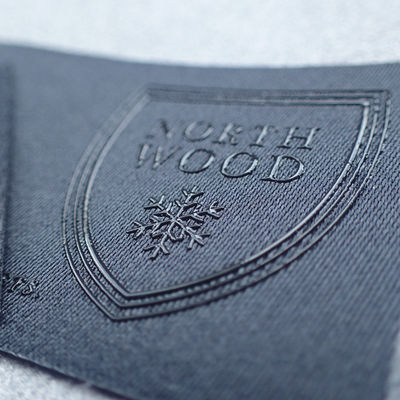 Cotton Woven SGS Screen Printing Clothing Labels