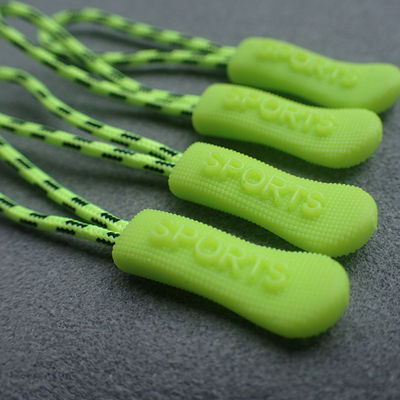 เป็นมิตรกับสิ่งแวดล้อม Sportwear TPU ตัวเลื่อนตัวเลื่อนซิป