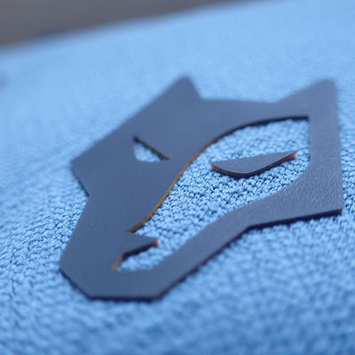 สัตว์รูปร่าง 3D 7 ซม. ป้ายเสื้อผ้าถ่ายเทความร้อนการพิมพ์ยางซิลิกอน