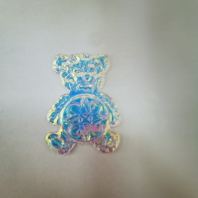 Magic Color TPU แพทช์เสื้อผ้าที่กำหนดเอง Bear Shape Washable Sustainable