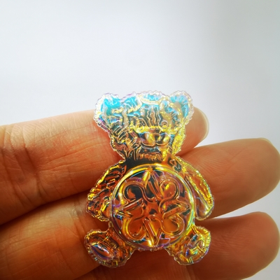 Custom Fashionable Magic Color 3D TPU Patch ป้ายล้างทำความสะอาดได้
